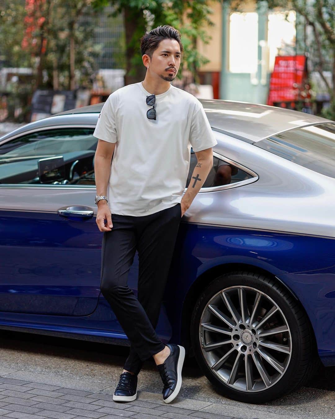 のインスタグラム：「間違えなく最高の極ⅦTシャツ  本日サイトにUP致しました🇮🇹  明日販売でこの夏最後のレギュラーＴシャツになりますので お買い逃しのないよう、お願い申し上げます🙇‍♂️❣️  ホワイト多めに作ってます😊👍  @eurokenvy」