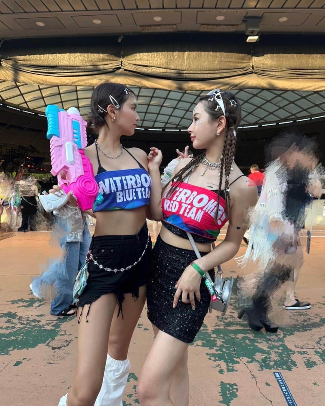 SHIHOさんのインスタグラム写真 - (SHIHOInstagram)「. . WATER BOMB🔫🐾💦🫧🩷 . (( @waterbomb_tokyo_official )) . . .」8月2日 21時00分 - cham_pipi