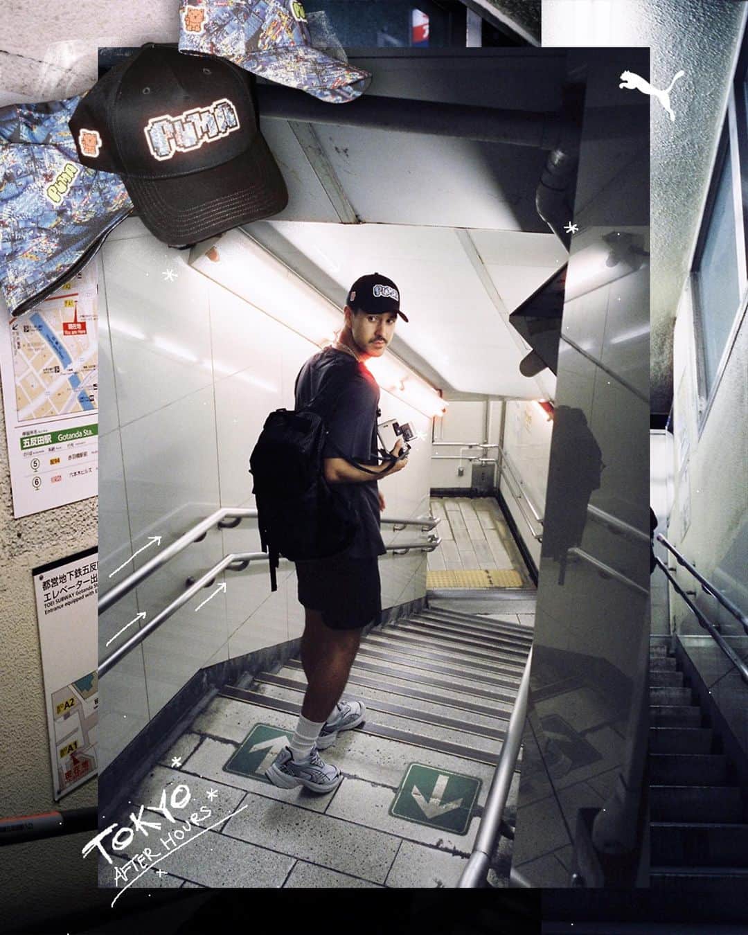 岳さんのインスタグラム写真 - (岳Instagram)「Tokyo After Hours✨ w/ @puma @pumasportstyle #pumaheadwear #pumafam」8月2日 21時00分 - gakuyen
