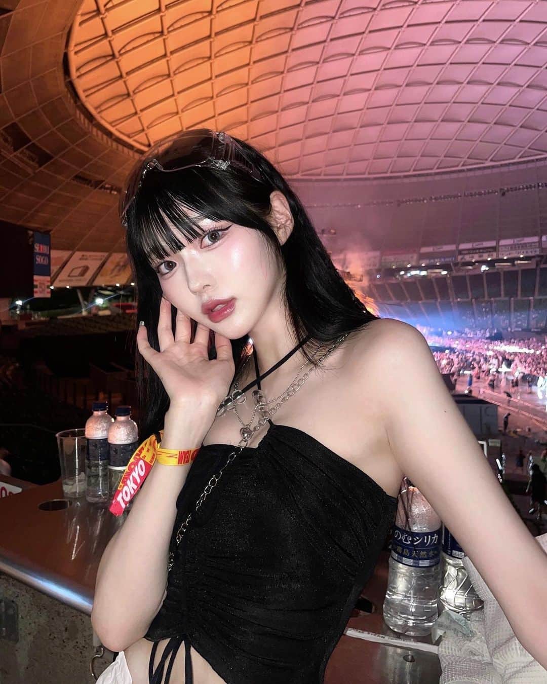 SAKURAのインスタグラム：「𝙒𝘼𝙏𝙀𝙍 𝘽𝙊𝙈𝘽 𝙏𝙊𝙆𝙔𝙊 🔫💦  2日間行けて幸せだった♡̴₊⁺ @waterbomb_tokyo_official」