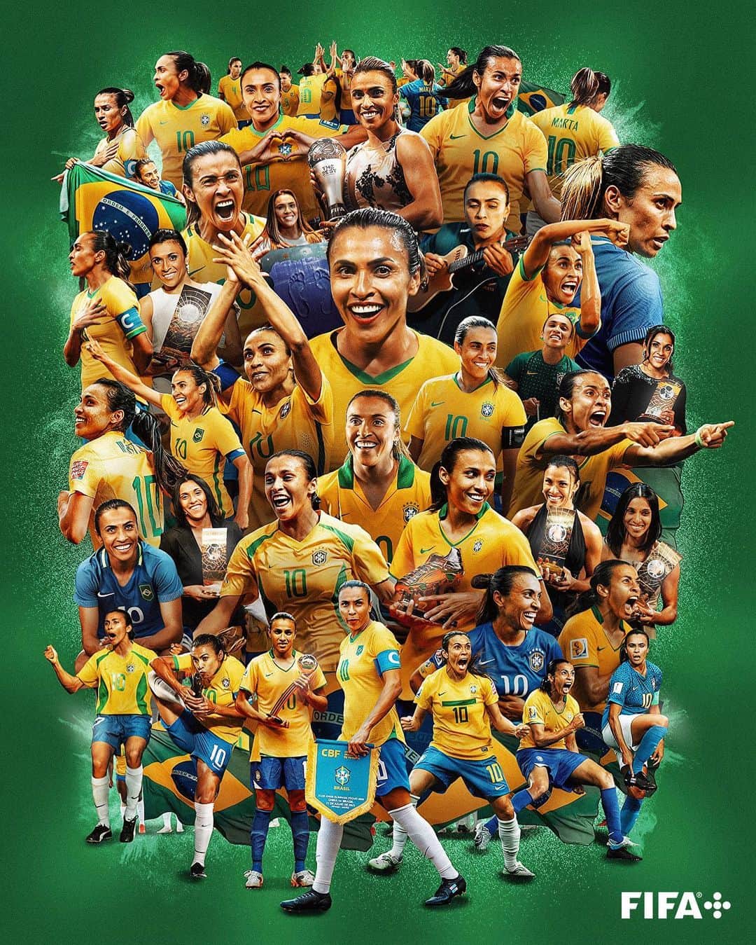FIFAワールドカップさんのインスタグラム写真 - (FIFAワールドカップInstagram)「Marta. 🫶  #FIFAWWC」8月2日 21時28分 - fifaworldcup