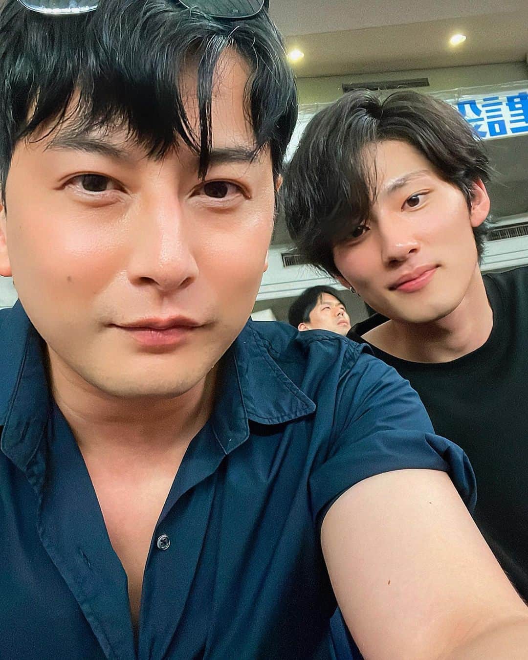 石黒英雄のインスタグラム：「今んとこ観戦日全て負けなし！ 選手の皆さん、巨人ファンの皆様お疲れ様！ @waka.aki37  ありがと‼︎」