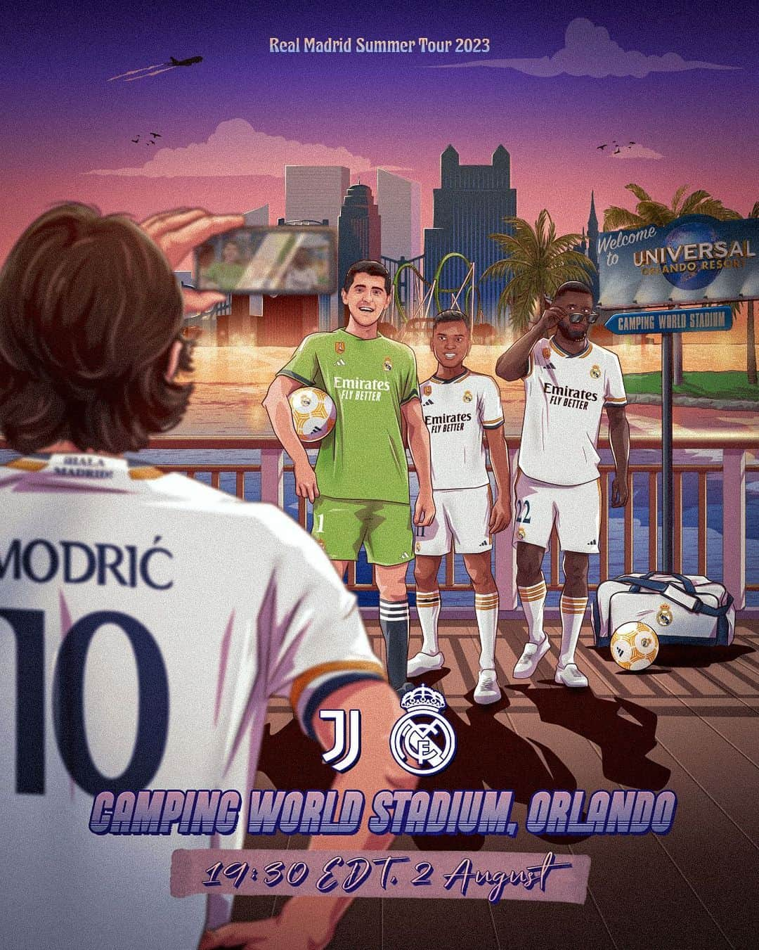 レアル・マドリードさんのインスタグラム写真 - (レアル・マドリードInstagram)「🤩 BRING ON JUVENTUS! 🔥 ¡PARTIDAZO EN ORLANDO! ⏱️ 01:30 CEST | 19:30 CDT 🏟️ Camping World Stadium 🏆 Soccer Champions Tour #️⃣ #RealMadridOnTour」8月2日 23時02分 - realmadrid