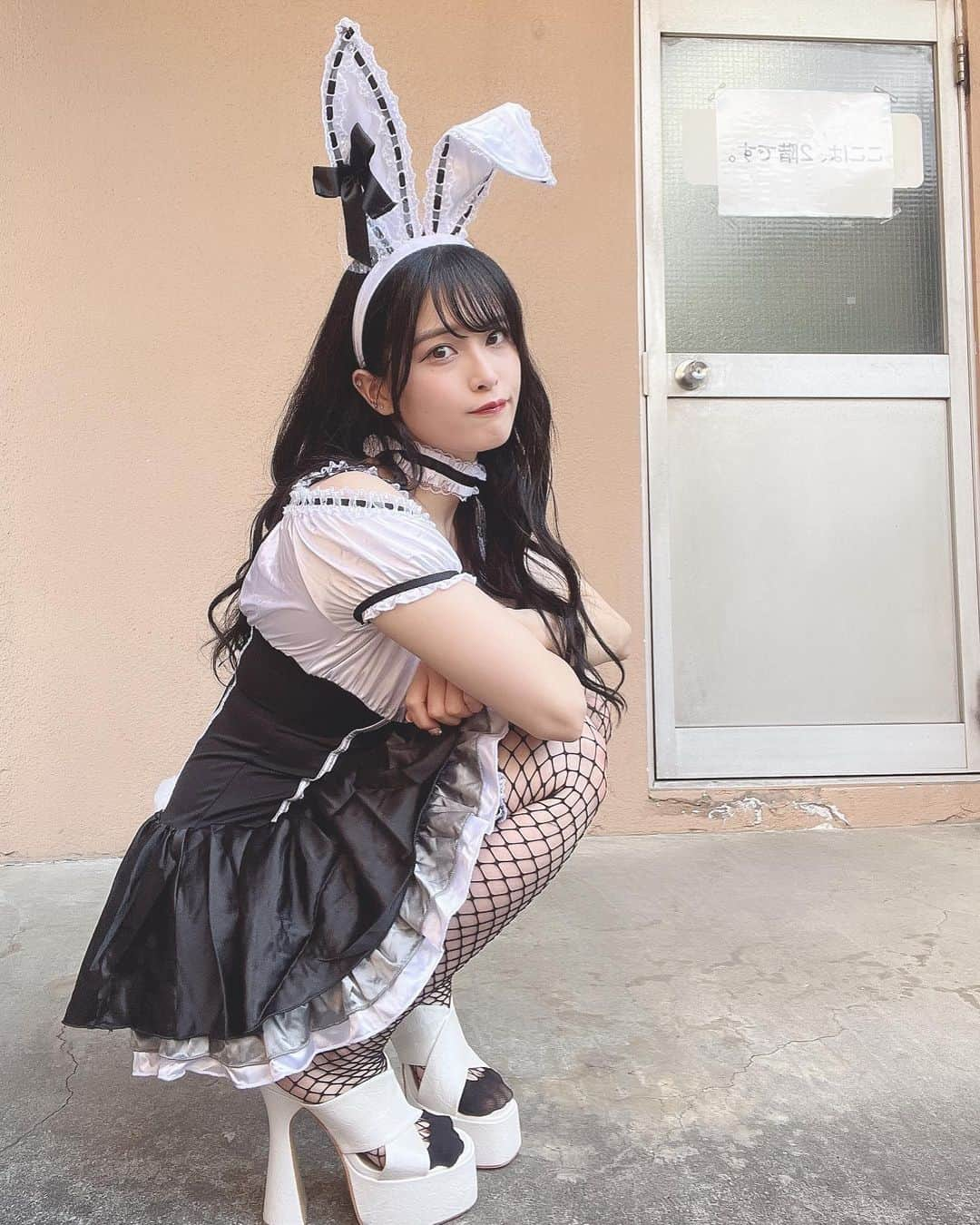 田北香世子さんのインスタグラム写真 - (田北香世子Instagram)「#バニーの日 ギリギリ！🐇🖤  #バニーガール #バニーガールコスプレ  #プール撮影会 #コスプレ #撮影会 #撮影会モデル #サマーランド #近代麻雀 #アイドル」8月2日 23時48分 - kayoko_takita