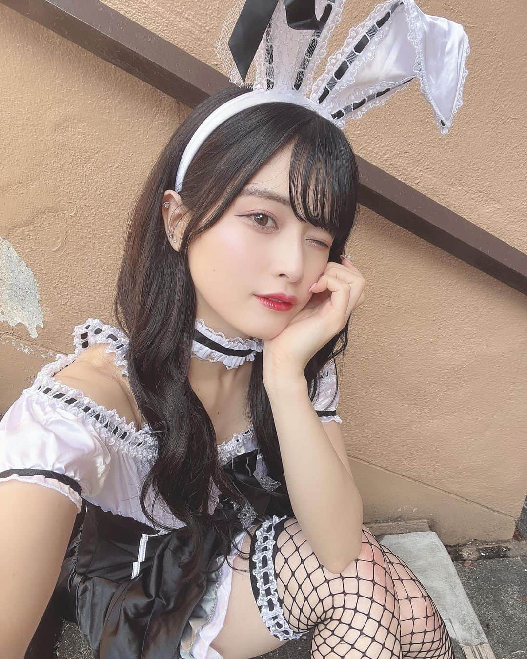 田北香世子さんのインスタグラム写真 - (田北香世子Instagram)「#バニーの日 ギリギリ！🐇🖤  #バニーガール #バニーガールコスプレ  #プール撮影会 #コスプレ #撮影会 #撮影会モデル #サマーランド #近代麻雀 #アイドル」8月2日 23時48分 - kayoko_takita