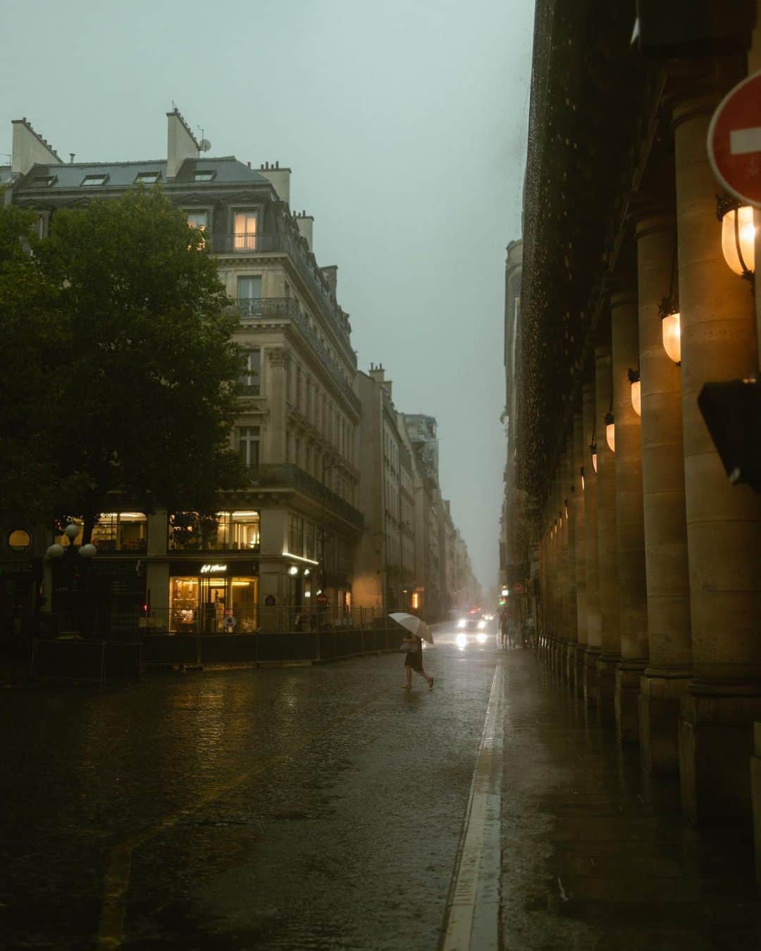 My Little Parisのインスタグラム：「Déluge parisien. 🇬🇧: Parisian deluge. (📸: @davidingaz)」
