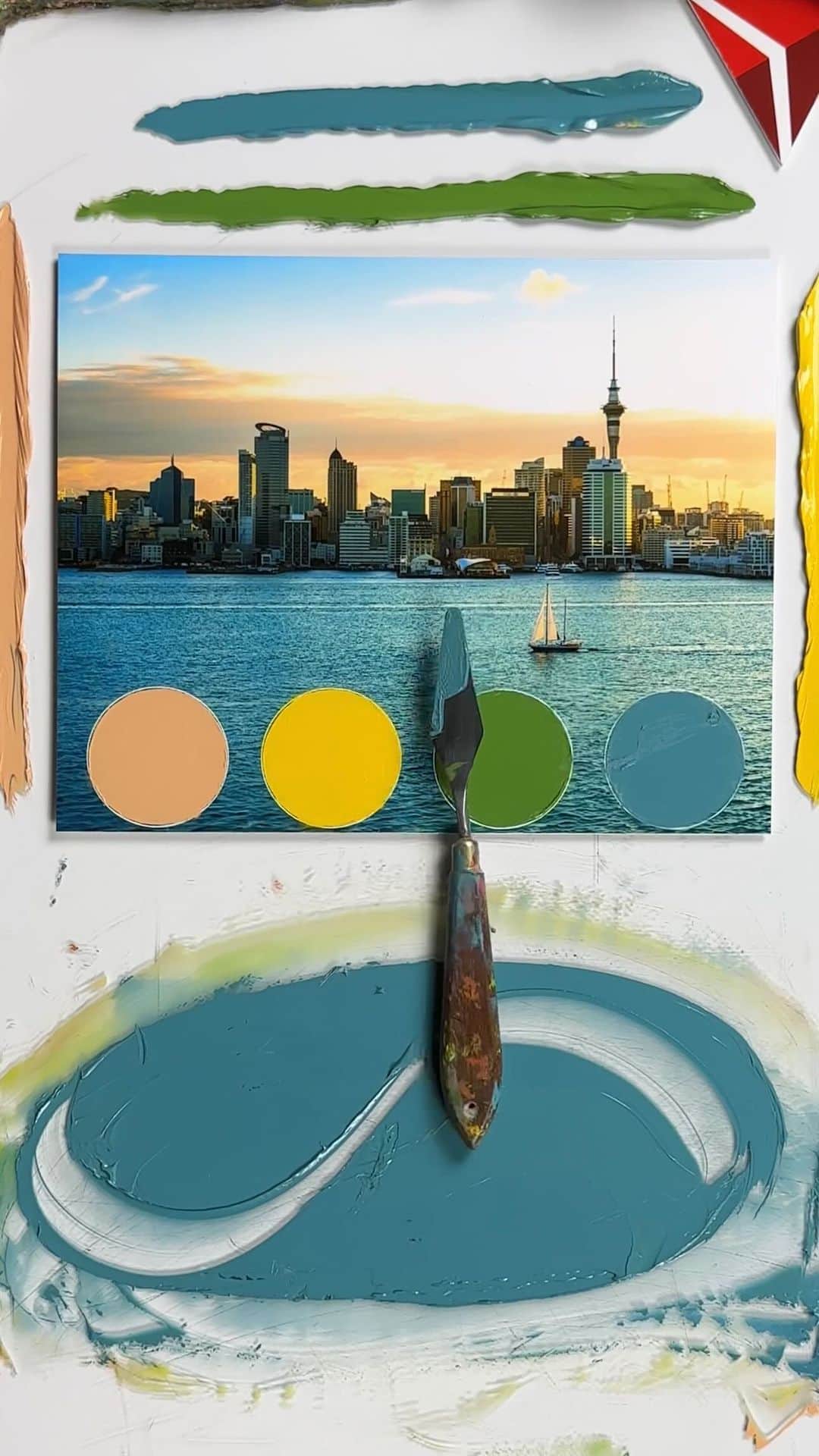 デルタ航空のインスタグラム：「Explore waterfront views and sunset hues in Auckland, New Zealand. Our new, direct flight from LAX starts October 28 ✈️ 🇳🇿」