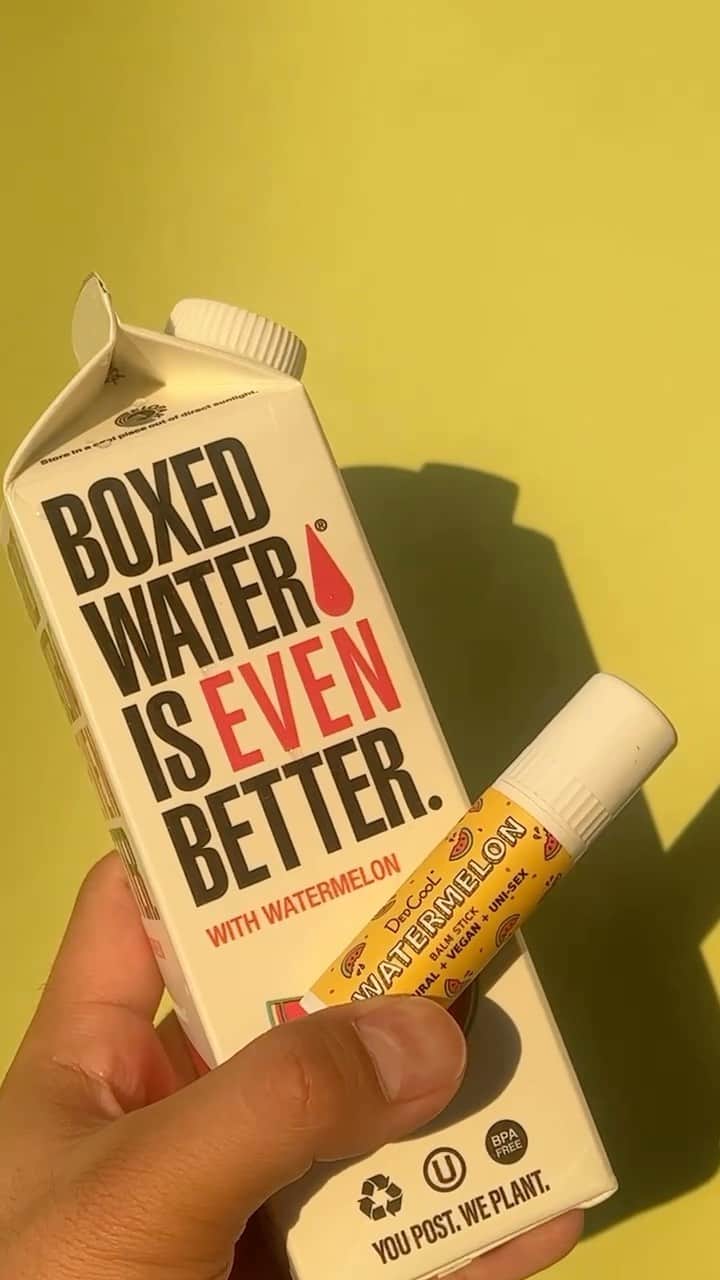 BoxedWaterのインスタグラム：「GIVEAWAY! 💛 Ready to elevate your self-care routine? We’re bringing you the best of sustainable fragrance and eco-friendly hydration ✨ TWO winners have the chance to win a prize pack from @boxedwater and @dedcool ($325 value!)  To enter: – Like + save this post – Follow @boxedwater and @dedcool – Tag a friend in the comments (unlimited entries)  *Contiguous U.S. only. 18+ up. No purchase necessary. Void where prohibited. Enter by 11:59 ET on 8/9/23. Winners will be contacted from the verified @boxedwater account only. This promotion is in no way sponsored, endorsed, administered by, or associated with Instagram.」