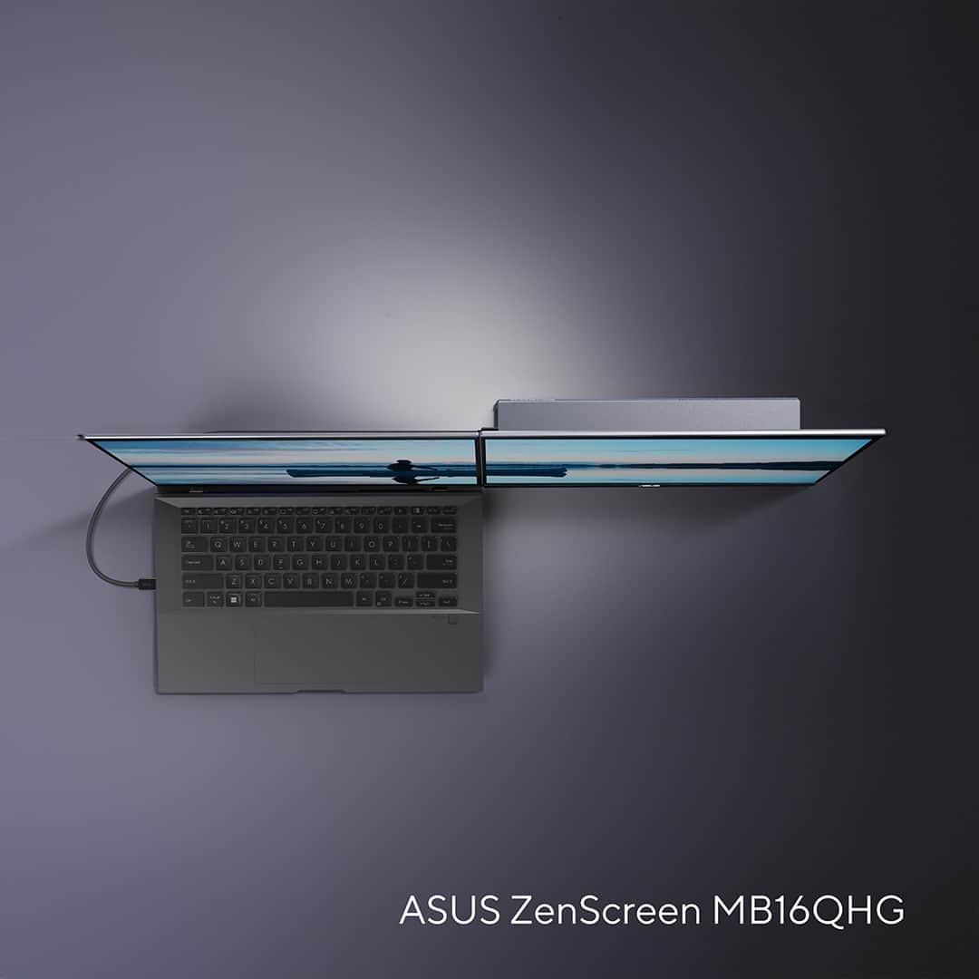 ASUSさんのインスタグラム写真 - (ASUSInstagram)「In search of the ultimate #PortableMonitor? ⁣  ⁣ Meet #ZenScreen #MB16QHG where communication, work and play become hassle-free! Featuring:⁣ �✅L-shaped kickstand for continuous tilt adjustment⁣ ✅In-built USB-C ports on both sides of the monitor⁣  ⁣ Explore👉🏻 https://asus.click/MB16QHG-Seamless-IG ⁣ ⁣ #ASUS ⁣ ⁣」8月3日 1時00分 - asus