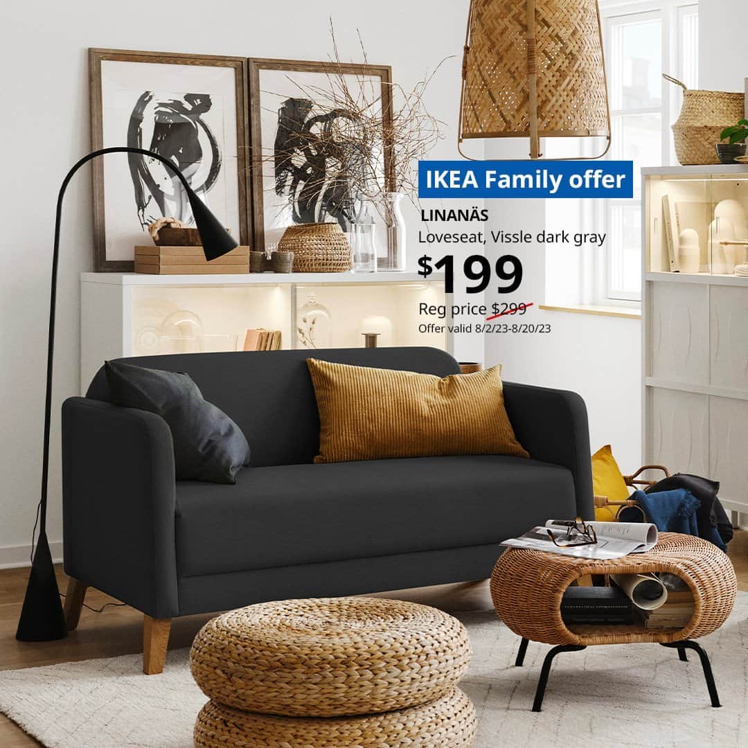 IKEA USAさんのインスタグラム写真 - (IKEA USAInstagram)「IKEA Family members deserve some appreciation! We're saying Tack for shopping with us, with offers on a wide selection of products, like saving 20% on LINANÅS and select KIVIK frames and covers! Shop now at link in bio.」8月3日 1時00分 - ikeausa