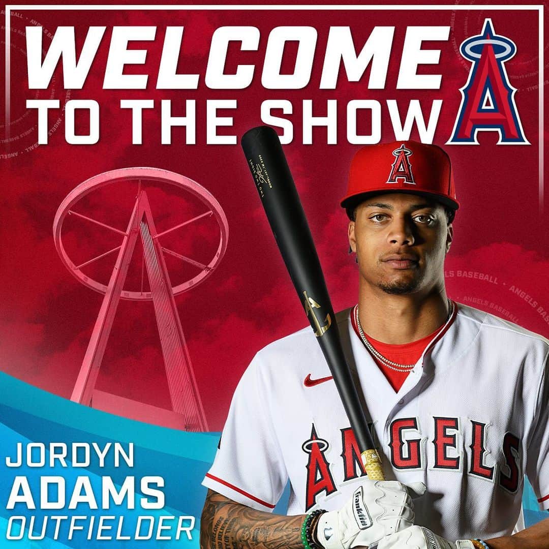 ロサンゼルス・エンゼルス・オブ・アナハイムのインスタグラム：「welcome to the Show, Jordyn!」