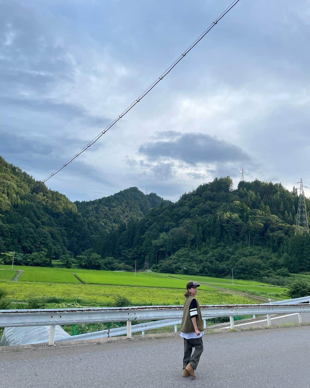 飯沼月光のインスタグラム：「@xlargejp  🌳🌴🌿🍀🌲 #岐阜県 #郡上」