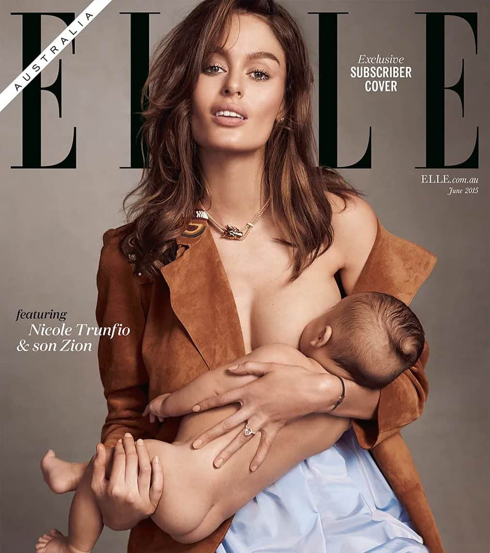 ニコール・トルンフィオのインスタグラム：「"There is nothing more powerful and beautiful than motherhood. Let us #normalizebreastfeeding there is nothing worse than a mother that is judged for feeding her hungry child in public.” -@nictrunfio   It's #WorldBreastfeedingWeek and we are ALL about supporting mamas in their breastfeeding journey as well as reminding you that you should never feel judged or ashamed. We know that sometimes it can feel isolating too, so we would love for you to share your favorite tips with our mamas to be in this community to help us encourage and help one another! 🤱💞👼」