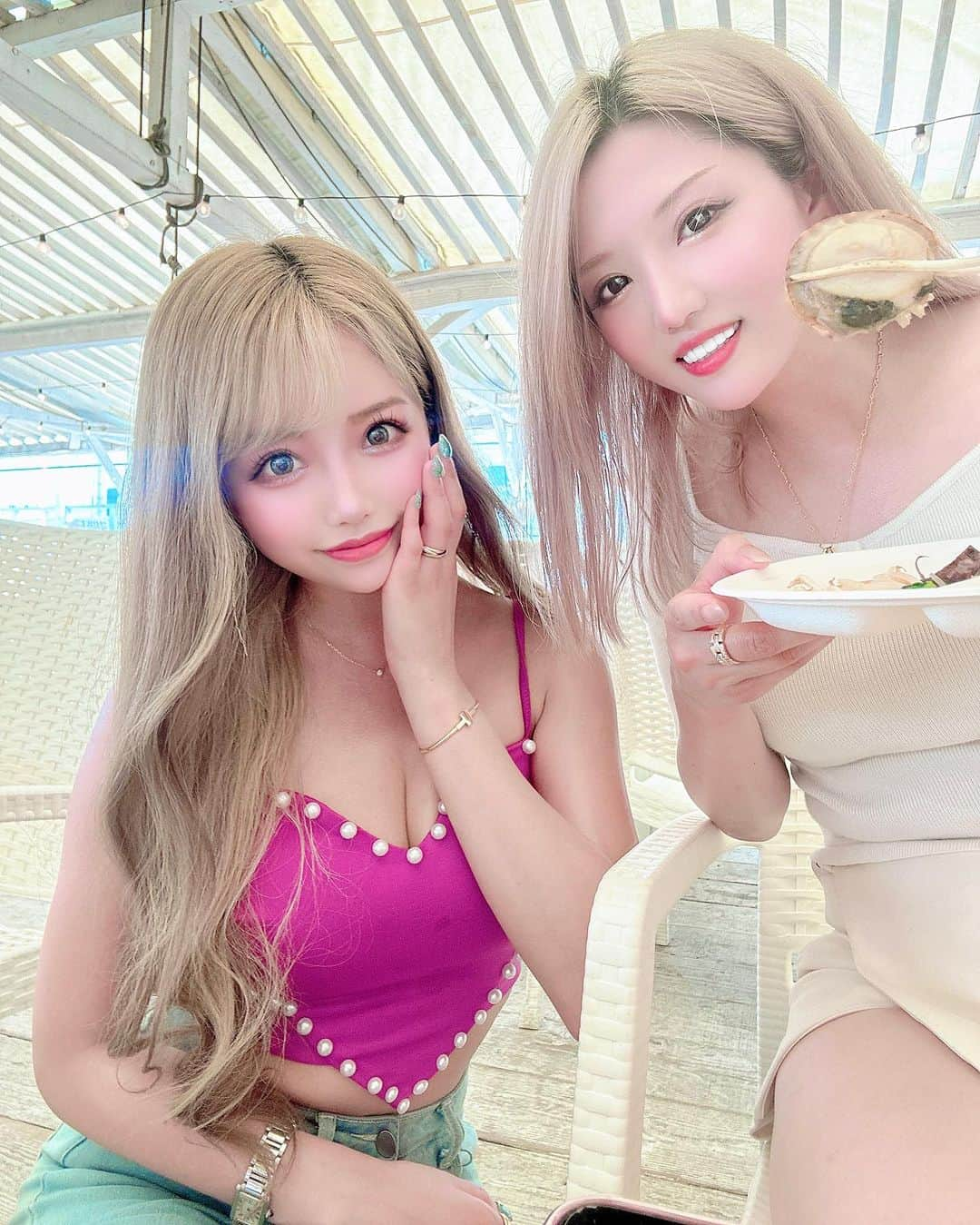 でいじーさんのインスタグラム写真 - (でいじーInstagram)「久しぶりに2人でガッツリ遊んだ♡♡ BBQしてジョイポリいって花火みた🎆  #thebbqbeachtoyosu #thebbqbeach #bbq #バーベキュー#バーベキュー場#肉 #海鮮#豊洲ぐるり公園 #豊洲bbq #豊洲グルメ #おそとごはん #ラグジュアリー空間#ビーチリゾート#豊洲ランチ #豊洲#ジョイポリス #花火#夏休みの過ごし方 #おでかけスポット #東京#おしゃれ空間#東京グルメ #東京観光 #ぎゃる#旧友#夏の思い出 #bbqtime #bbqfood #bbqlovers #キャバ嬢ヘアメイク」8月3日 11時57分 - anyadevix