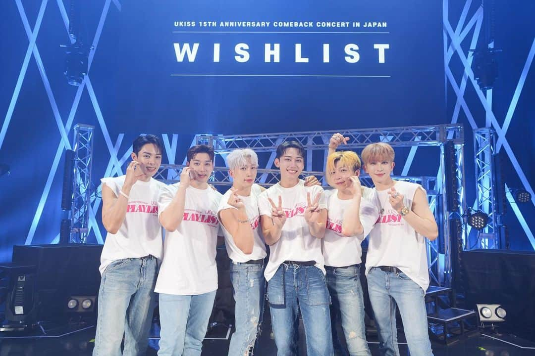 U-KISSのインスタグラム：「UKISS 15TH ANNIVERSARY COMEBACK CONCERT IN JAPAN [WISH LIST]  #UKISS #유키스 #UKISS15THANNIVERSARYCOMEBACKCONCERTINJAPAN」