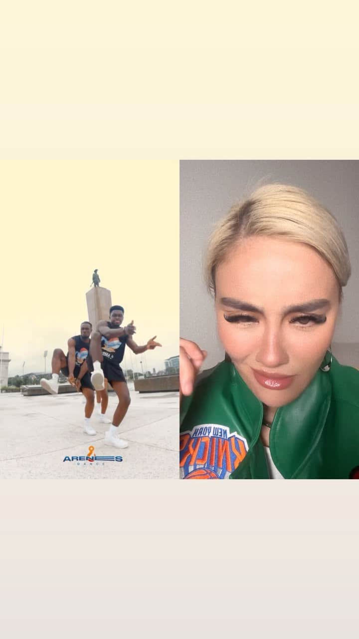 アグネス・モニカのインスタグラム：「Whaaaaaat??!!! 🔥🔥🔥🔥 @worldofdance  #AGNEZMO #wodgetloose #AGNEZMOGetLoose @iamillyboy @areneesdance」