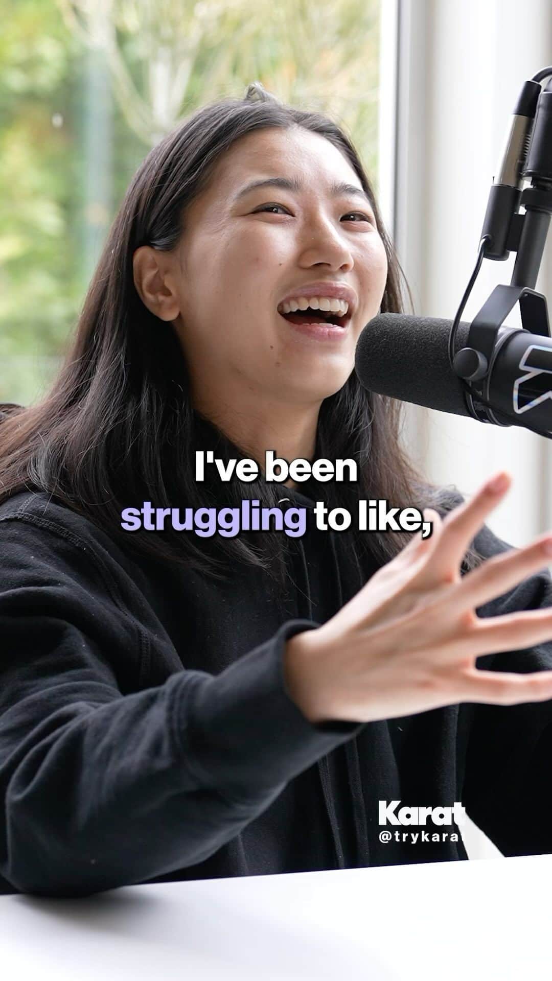 篠原枝令菜のインスタグラム：「Why @elena_shinohara is Camera Shy - with @erictway on the @trykarat podcast  - - -  watch the full podcast at link.trykarat.com/elena」