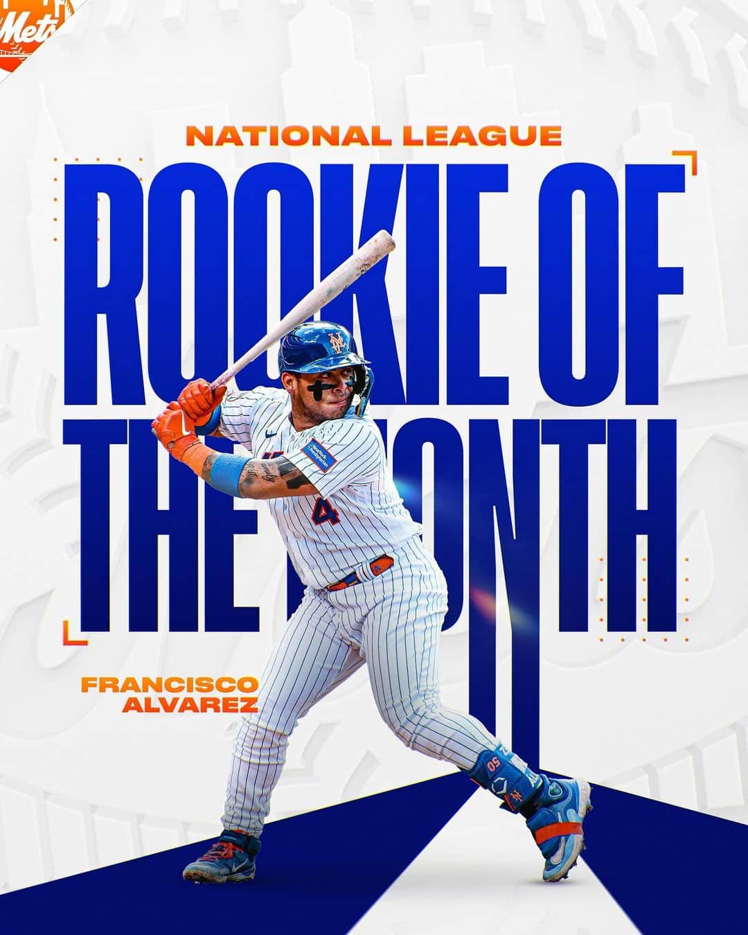 ニューヨーク・メッツさんのインスタグラム写真 - (ニューヨーク・メッツInstagram)「@franciscoalvarez.13 is your NL Rookie of the Month! 🔥」8月3日 6時31分 - mets