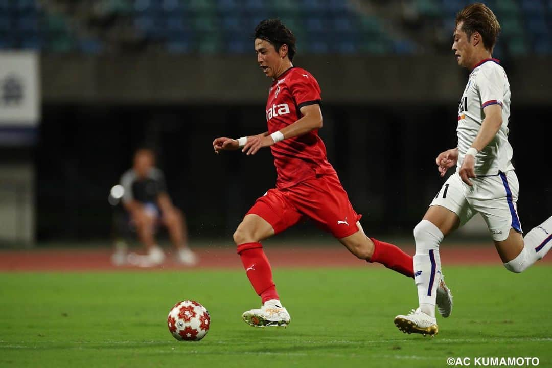 ROASSO KUMAMOTOさんのインスタグラム写真 - (ROASSO KUMAMOTOInstagram)「フォトレポート📷1️⃣ #ロアッソ熊本 #8月2日 #天皇杯4回戦 #FC東京戦 #2-0勝利 #無失点 #ベスト8進出 #平川怜⚽️ #松岡瑠夢⚽️ #たくさんの応援ありがとうございました   次の試合はホームゲーム #8月6日 #えがお健康スタジアム #挑め高みへ」8月3日 9時47分 - roassokumamoto_official