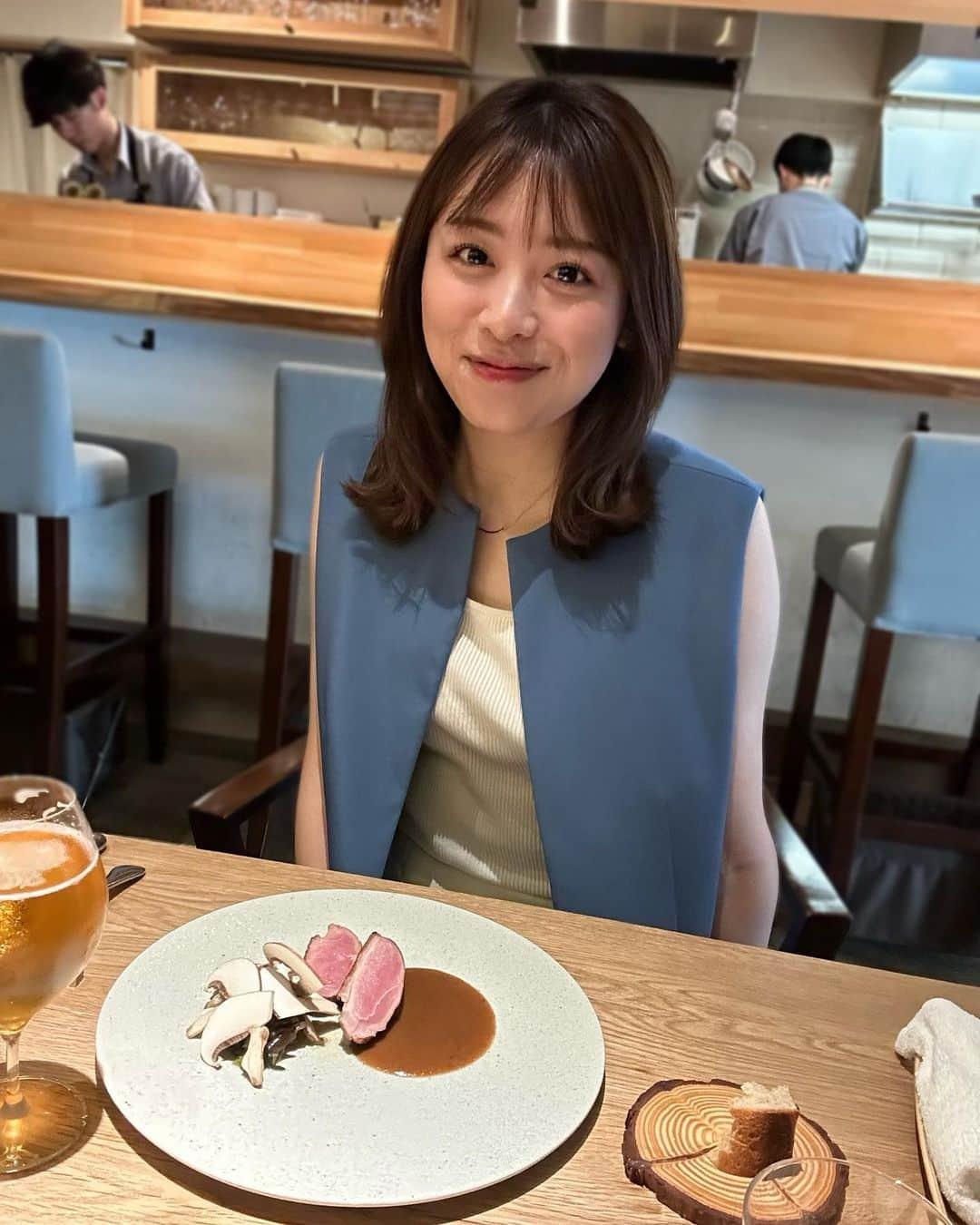 辰巳さくら（さくてん）さんのインスタグラム写真 - (辰巳さくら（さくてん）Instagram)「美味しいもの食べてる時 最高に幸せそうな私☺️💕  #食べるの好きな人と繋がりたい  #サマッシュ #サマッシュ北浜 #camarche #北浜ランチ #北浜カフェ #北浜グルメ #フレンチ #フランス料理 #大阪ランチ」8月3日 21時15分 - s.kten