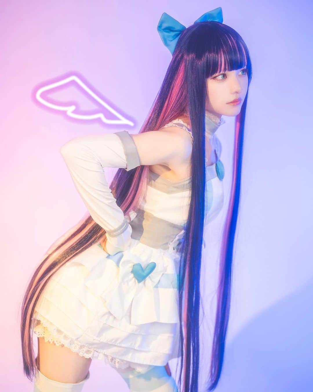 やもはちこのインスタグラム：「💙💖𝙨𝙩𝙤𝙘𝙠𝙞𝙣𝙜💖💙 ㅤ ㅤ ㅤ ㅤ ㅤ #pantyandstocking #pantyandstockingwithgarterbelt #pantyandstockingcosplay #pantyandstockingfanart #fanart #fanarts #cosplayfanart #コスプレイヤー #コスプレ #コスプレイヤーさんと繋がりたい #cos #cosplay #cosplayer #coser #cosplaygirl #cosplayphotography  #코스프레 #动漫 #角色扮演 #만화 #만화스타그램 #角色扮演者 #japanesecosplayer #japanesecosplay #japancosplay」