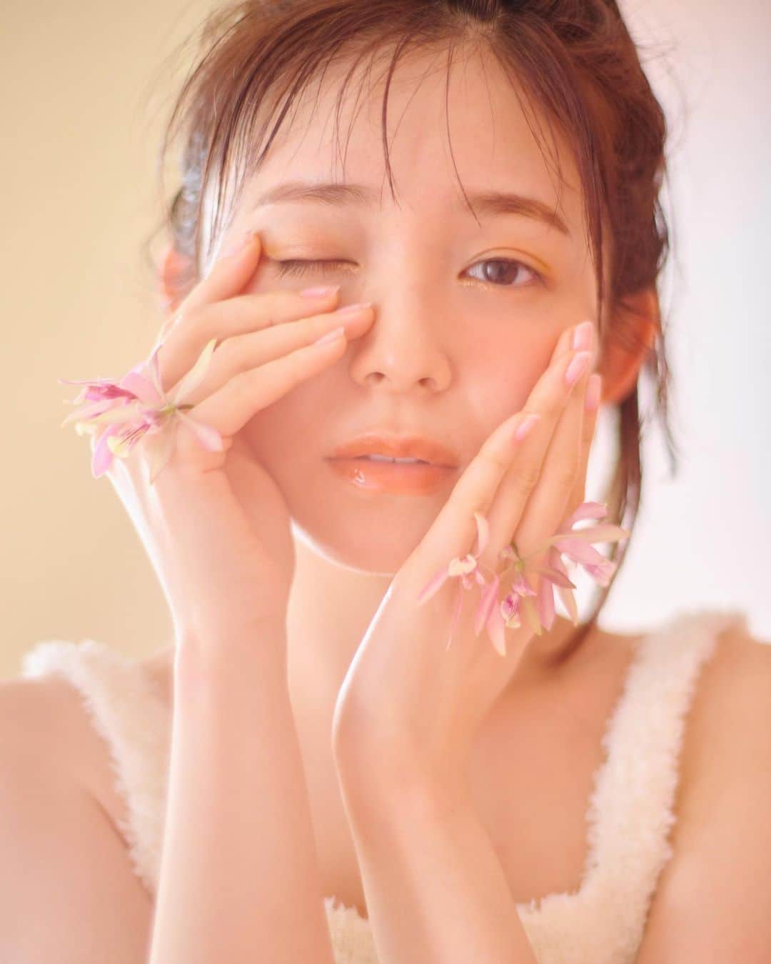 花盛友里のインスタグラム：「りんくまちゃん for @tinytiny_official ❤️❤️❤️🌱 みんなを幸せにするりんくま、大好き！」