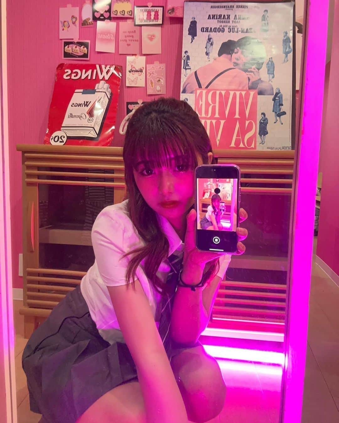 横田未来のインスタグラム：「MelTV🩷🩷🩷」