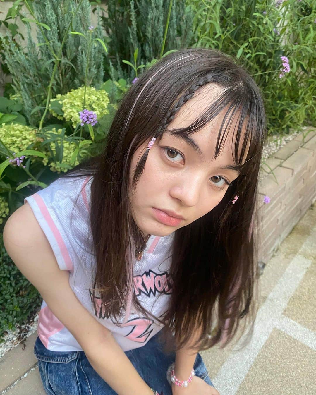 のインスタグラム：「ぜんぶぜんぶお気に入りなーの🌱🐇🤍🫧」