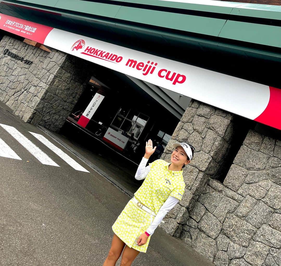 藤田光里さんのインスタグラム写真 - (藤田光里Instagram)「. . HOKKAIDO meiji cup  今年も推薦して頂きありがとうございます!! たくさんの方に応援していただき 本当に毎年嬉しく思います。  恩返しできるよう 自分らしく頑張ります(*´˘`*)  そして今週は 井上希さん @nozomi_inoue111に キャディをしてもらいます♡ 楽しみ  #藤田光里 #AKRacing  #meijicup #札幌国際カントリークラブ島松コース #uhb」8月3日 16時37分 - hikari.fujita_official
