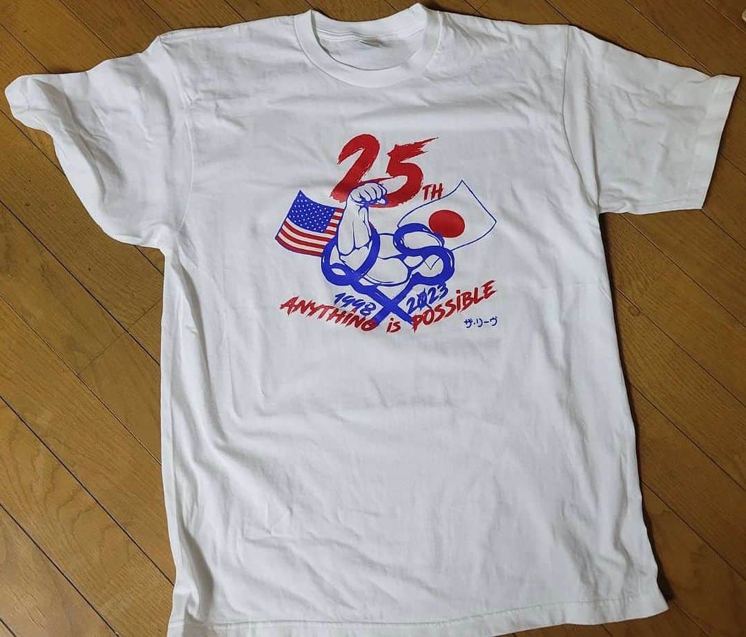 クワイエット・ストームのインスタグラム：「New T-shirts!! クワイエット・ストーム25周年！ Anything is possible !! #プロレス　#クワイエット・ストーム　#25周年」