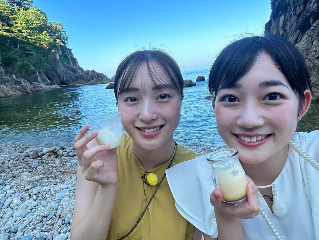のインスタグラム：「明日の新潟一番では新企画！ 「ときドき西松」が放送されます👀 しっかり者で可愛い西辻アナと県内各地を巡って県内のプリンを探してきました🍮 個性豊かなプリン18個ご紹介！ プリンの甘さ、硬さ、フォルムに作り手それぞれの想いが詰まっているなと感じました☺️ 皆さんのお気に入りも見つかるかもしれませんよ♪  アクティビティをして、食べて、体験して、食べて… 盛りだくさんの内容となっています✨ 詳しくは明日の新潟一番をチェック！！  #teny #テレビ新潟  #夕方ワイド新潟一番  #新企画 #ときドき西松  #プリン を求めて #県内を駆け巡る #新潟縦断 #佐渡 もご紹介 #甘いもの好き #甘党  #アクティビティ #ひまわり #夕日  #ハチマキを巻いてるような写真が撮れた #アナウンサー  #西辻未侑アナウンサー  #松本亜美」