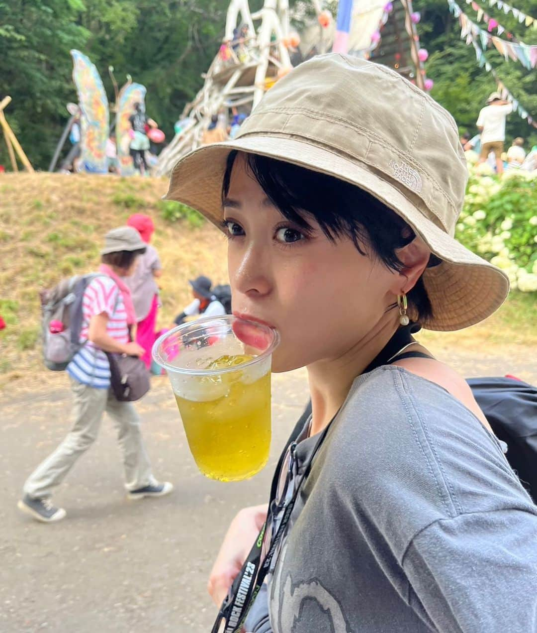 坂田梨香子のインスタグラム：「_  初フジロック最高だったな〜🙌⛰️ 来年も行きたい🥹 #フジロック」