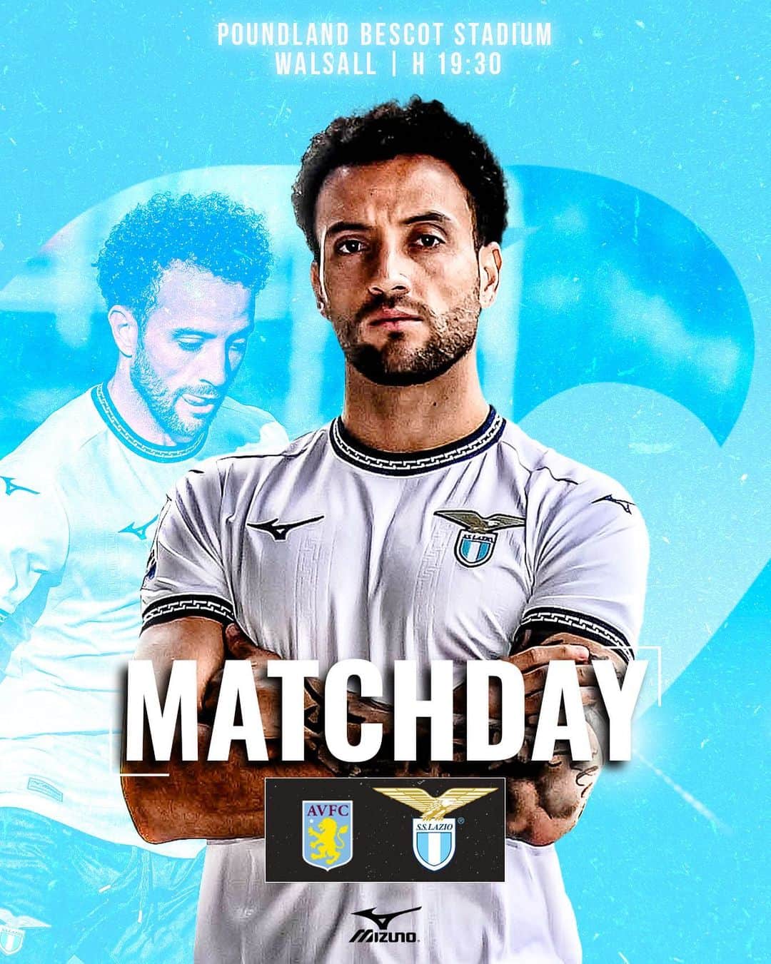 SSラツィオのインスタグラム：「👊 🅼🅰🆃🅲🅷🅳🅰🆈 🏟️ Poundland Bescot Stadium  ⏰ 19:30 locali (20:30 italiane)」