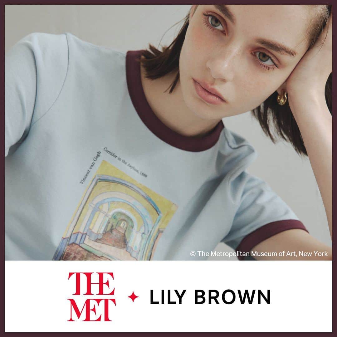 Lily Brownさんのインスタグラム写真 - (Lily BrownInstagram)「【THE MET×LILY BROWN】 ⁡ 8/3 thu 全国発売 ※バッグは9月上旬ごろ発売予定  アメリカ・ニューヨークに所在し、世界屈指のコレクションを所蔵しているメトロポリタン美術館とのコラボレーション第3弾。 「THE MET」ロゴモチーフに加え、ヴィンセント・ヴァン・ゴッホとエゴン・シーレの絵画を使用したアイテムを展開。 名画の数々がコレクションに溶け込む、キャッチーでモードなラインアップです。  詳細はプロフィール欄URLより御覧いただけます。 ⁡ ABOUT The Metropolitan Museum of Art メトロポリタン美術館は世界のあらゆる地域における５千年以上にわたる文化遺産を展示しています。 1870年の創立以来、メトロポリタン美術館は単に希少で美しい美術品の宝庫としてだけではなく、それ以上のものを追求してきました。 今日、メトロポリタン美術館の美術品は展示やイベントを通して新しい息吹を与えられ、時代や文化を超えた新しいアイディアや未知なるつながりを見せてくれています。 ニューヨークに拠点を構えるメトロポリタン美術館はThe Met Fifth AvenueとThe Met Cloistersの２つの館に分かれています。 ⁡ #lilybrown #リリーブラウン #vintage #vintagefeature #themetropolitanmuseum #themetropolitanmuseumofart」8月3日 18時50分 - lily_brown_official