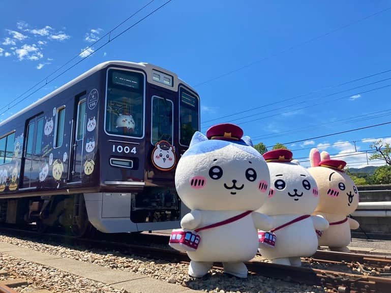 中野耕史さんのインスタグラム写真 - (中野耕史Instagram)「ちいかわ めちゃくちゃ可愛い！☺️ 明日からスタートする ちいかわ✖️阪急電車の取材をしてきました！ 詳しくはWave!!!!でお話しますねー♪ #ちいかわ #ハチワレ #うさぎ #kisswave #KissFM #阪急電車」8月3日 18時44分 - nakanocozy