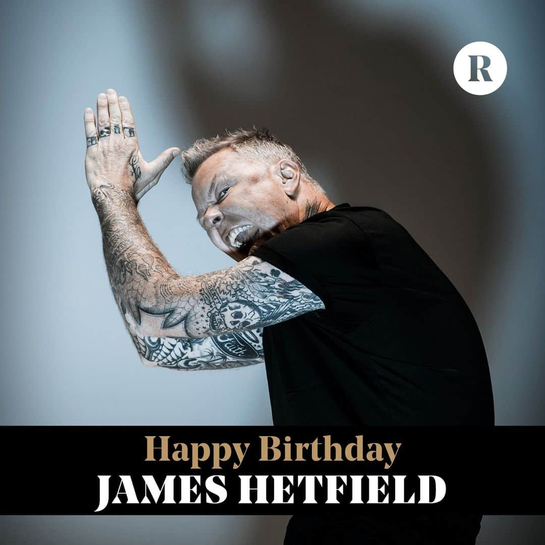 Revolverのインスタグラム：「🎂 Happy birthday, James Hetfield! ⁠ ⁠ What's your all-time favorite Metallica song? ⁠ 📷: @jimmyhubbard」