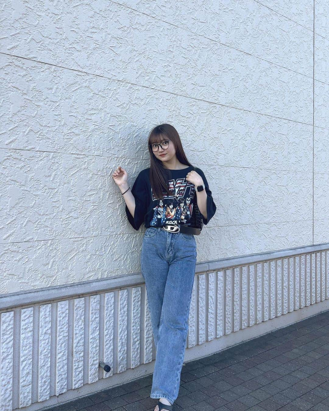 薄倉里奈さんのインスタグラム写真 - (薄倉里奈Instagram)「. . ootd👕👖」8月3日 19時08分 - rina_rina0927