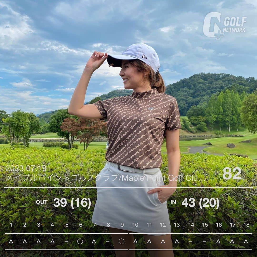 岩崎静羅さんのインスタグラム写真 - (岩崎静羅Instagram)「☺︎ メイプルと相性良きかも♡ 🔴からでも30台は嬉しい！ やっほーい  笑  #ゴルフ女子 #ゴルフウェア #ゴルフバカ #golf #golfer」8月3日 19時10分 - seeeeiiiiraaaa