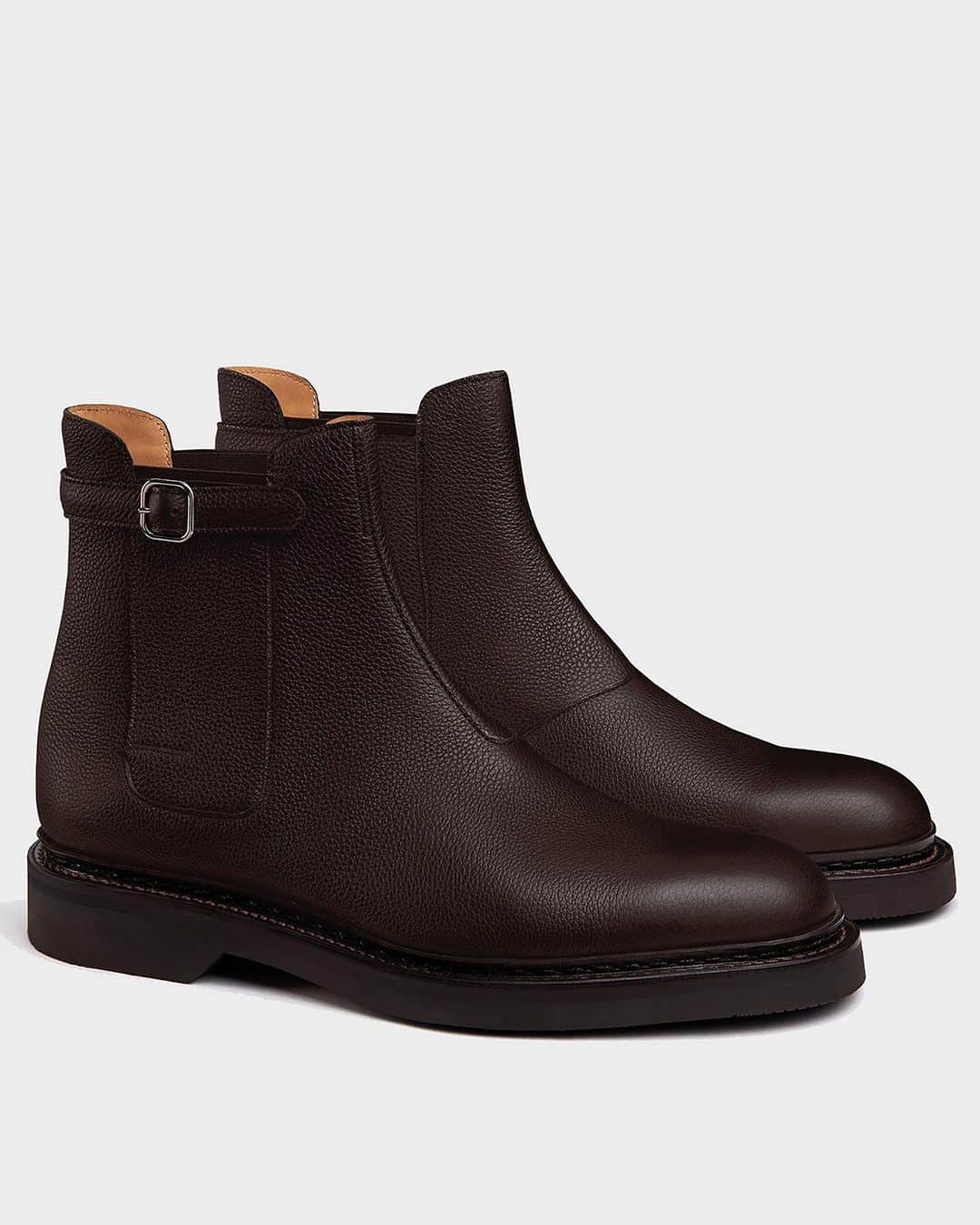 ジョンロブのインスタグラム：「Inspired by the practical aesthetics of workwear, Brixton with its rounded toe, Norwegian welt, and extended leg height is equipped for any adventure requiring an assertive stride. . #johnlobb」
