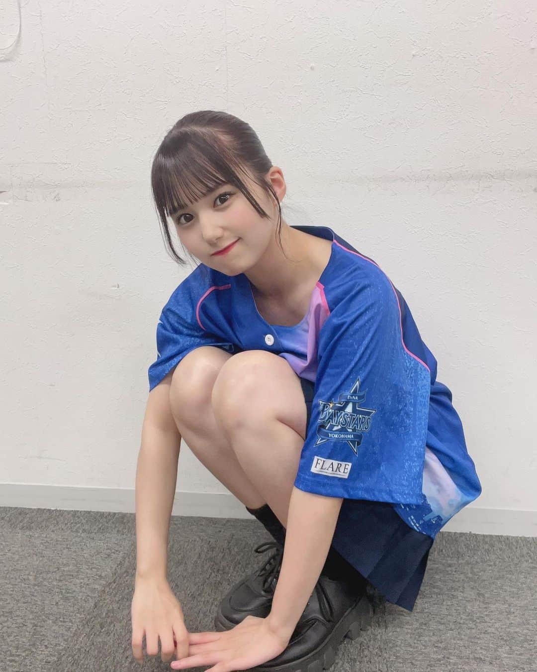 のインスタグラム：「一緒に野球観戦いくかあーー ハマっこです🙆‍♀️🙆‍♀️🙆‍♀️  #selfie  #selca  #셀카  #셀카그램 #自撮り  #自撮り界隈  #自撮り女子  #アイドル  #地下アイドル  #japanesegirl  #followme  #いいね返し  #横浜  #yokohama  #ベイスターズ  #野球  #baseball」