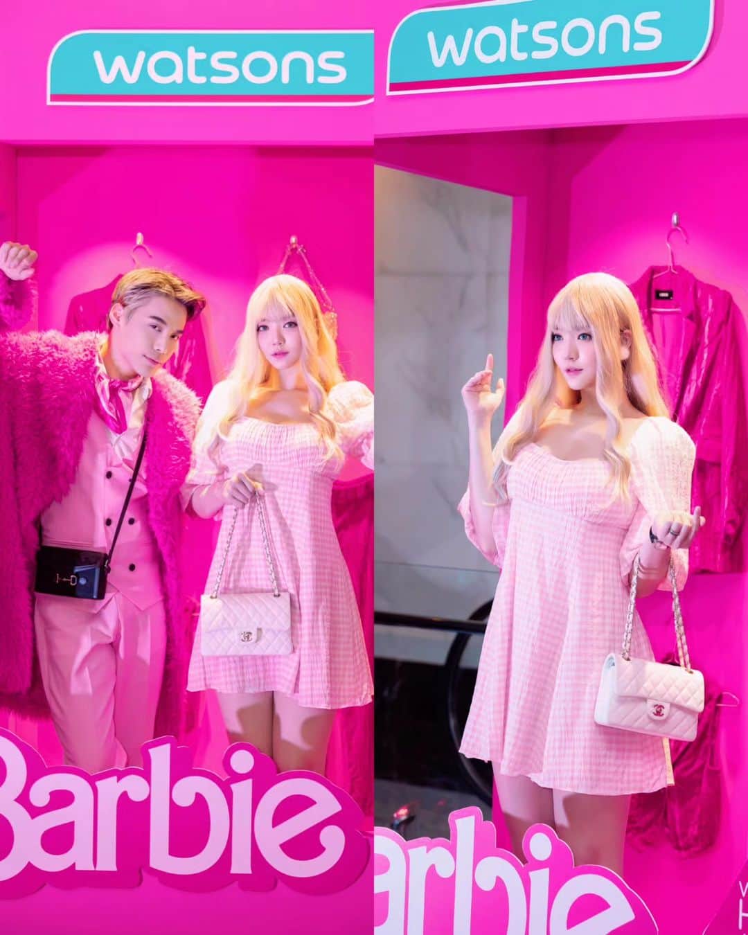 YingTzeのインスタグラム：「At Barbie's party  #watsonshwbawards2023」