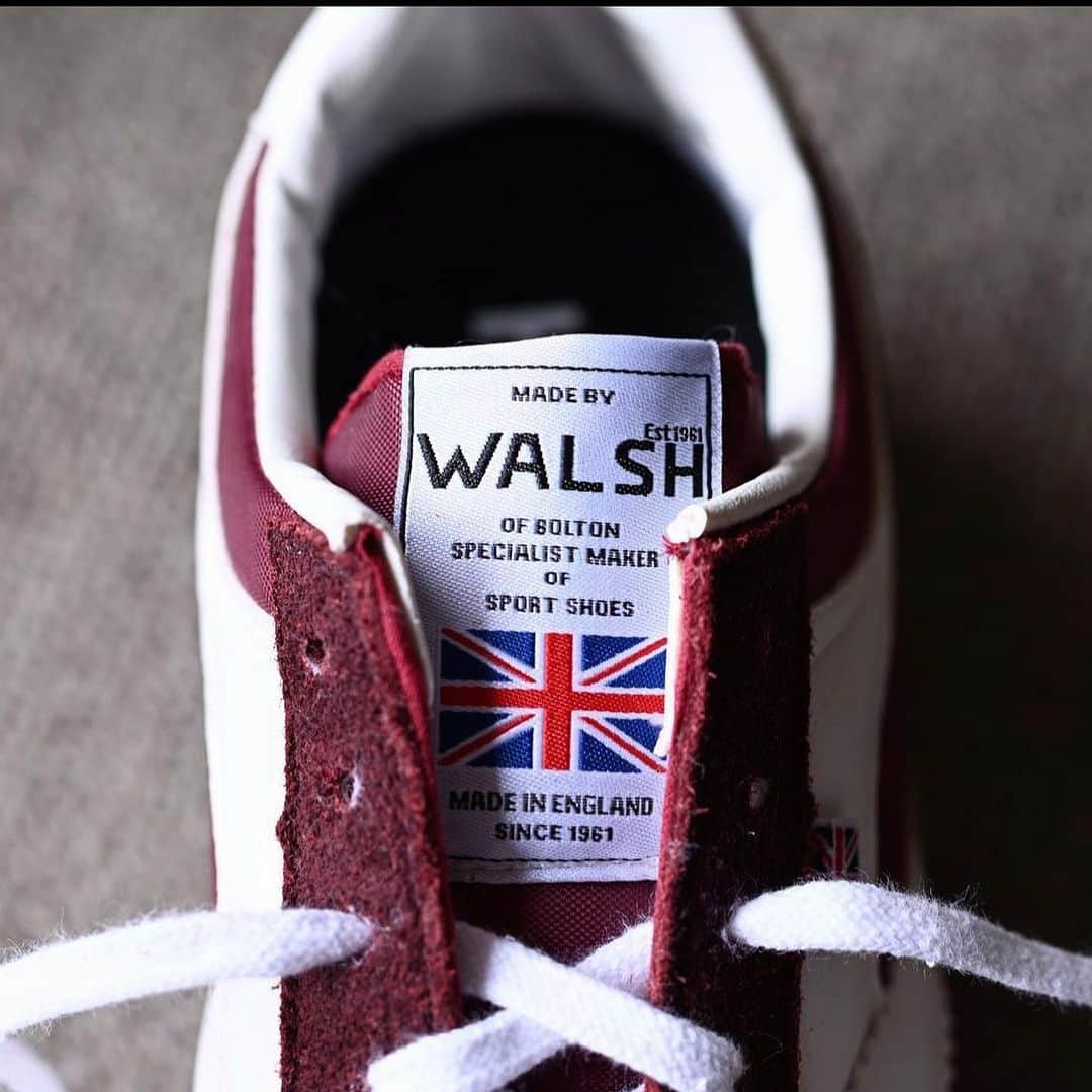 ウォルシュさんのインスタグラム写真 - (ウォルシュInstagram)「@sthkzn2 perfectly capturing our Walsh Tornado 👟   #normanwalsh #britishmade #trainers #sneakers #madeinengland」8月3日 20時19分 - normanwalshuk