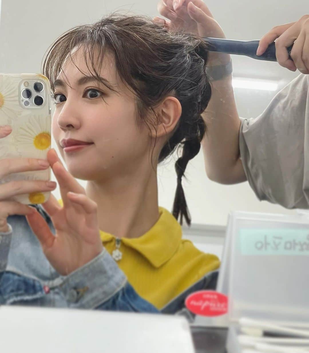 𝐴𝑁𝑁𝐴のインスタグラム：「今日もお疲れ様でした📸❤️ #work #makeup」