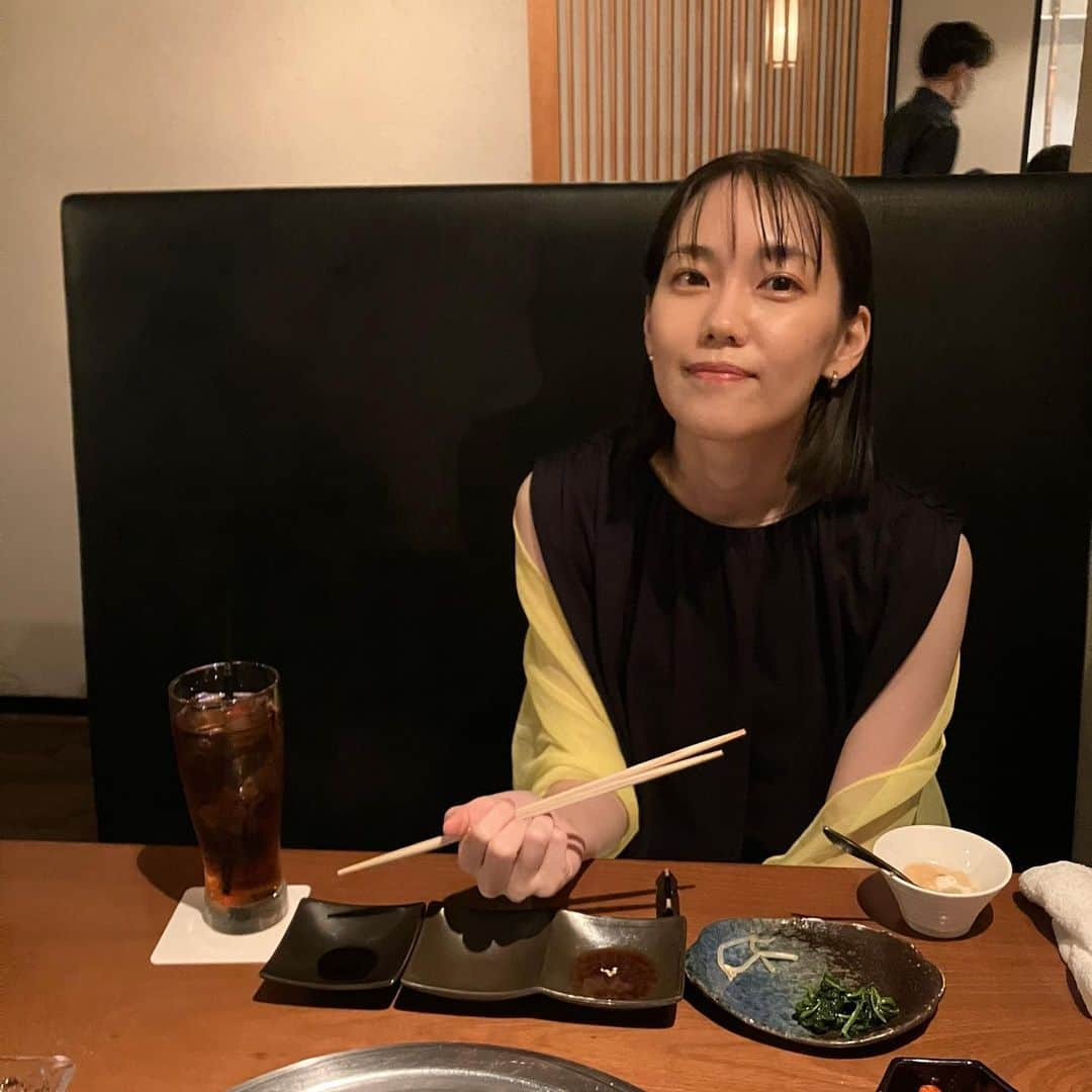 田中こなつさんのインスタグラム写真 - (田中こなつInstagram)「🍖🍖🥩  寒くなって途中で席替えしました。」8月3日 22時52分 - konatsu_tanaka