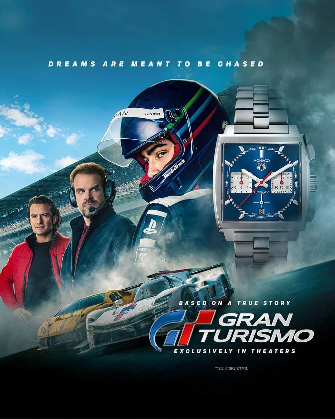 タグ・ホイヤーさんのインスタグラム写真 - (タグ・ホイヤーInstagram)「Dreams are meant to be chased. ⁣ ⁣ Introducing @granturismomovie. Prepare to be captivated by the fusion of gaming, racing, and TAG Heuer Monaco’s iconic timepiece design.⁣ ⁣ See #GranTurismoMovie exclusively in cinemas.⁣ ⁣ #TAGHeuer #TAGHeuerMonaco」8月3日 22時59分 - tagheuer