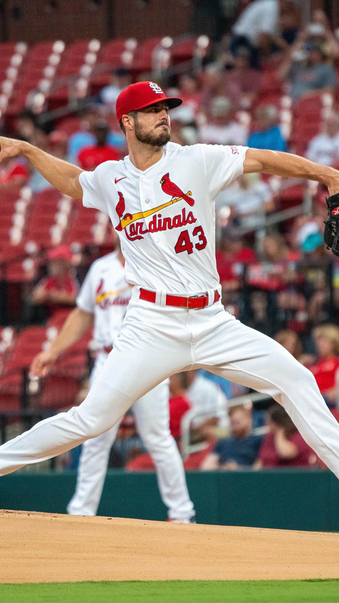 セントルイス・カージナルスのインスタグラム：「Dakota Hudson controlled the mound last night, taking a no-hitter into the sixth inning!」