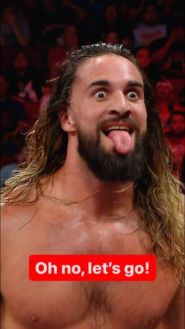 WWEのインスタグラム：「@wwerollins wants to go crazy! #WWERaw」