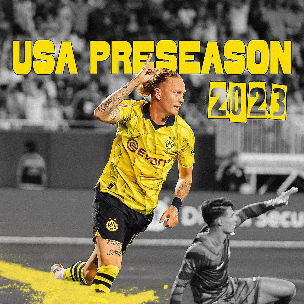 マリウス・ゲルスベックのインスタグラム：「🇺🇸✅ @bvb09」