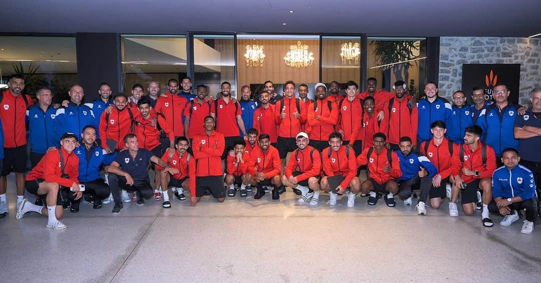 ロドリゴ・モレノ・マチャドのインスタグラム：「Amazing team, amazing people!  @alrayyansc pre season 23-24」