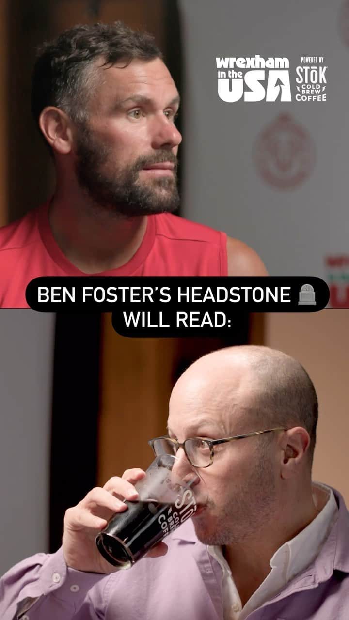 ベン・フォスターのインスタグラム：「Goalkeeping and content LEGEND @benfosters sat down with Rog to talk Football, Life and more.   You won’t believe the mantra Fozzy used to improve his play 🤷‍♂️  Full interview with Ben, part of our Wrexham in the USA series, presented by @stokcoldbrew, is available NOW on YouTube 📺 and wherever you get your podcasts 🎧  Be sure to follow @benfosters on social and subscribe to The Cycling GK on YouTube」